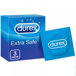 Durex Extra Safe Slightly Thicker Condom, Pack of 3