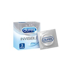 Durex Invisible Extra Thin 3 Pcs 