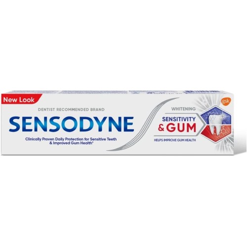 Sensodyne sensitivity and gum whitening toothpaste, 75 ml