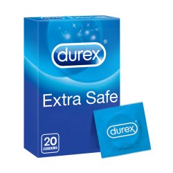 Durex Extra Safe Slightly Thicker Condom, Pack of 20