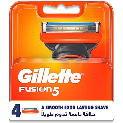 Gillette Fusion5 Men's Razor Blade Refills, 4 Count