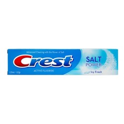 Crest Salt Power Icy Fresh Toothpaste, 125ml