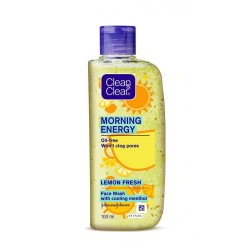 Clean & Clear Morning Energy Lemon Fresh Face Wash, 150 ml