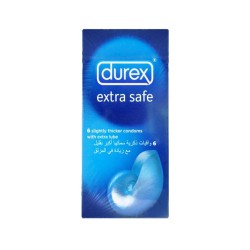 Durex Extra Safe Slightly Thicker Condom, Pack of 6
