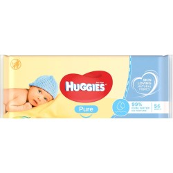 Huggies Pure Baby Wipes 56 Wipes