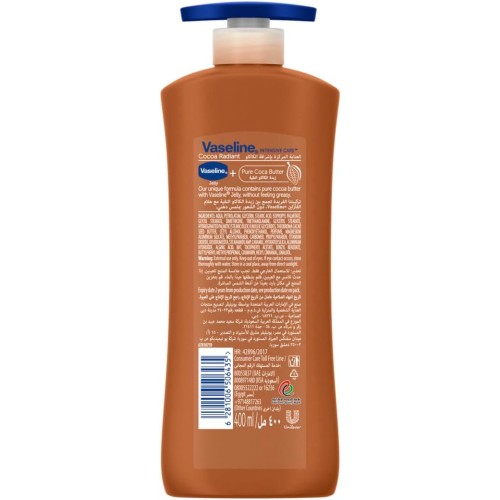 Vaseline Cocoa Radiant Body Lotion 600 ml