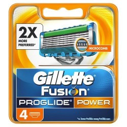  Gillette Fusion Proglide Power Refills Lame X4 