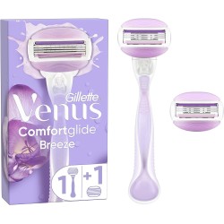 Gillette venus comfort glide breeze razor with 2 cartridges  