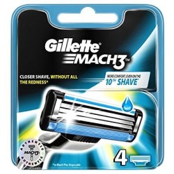 Gillette MACH 3 ×4 BLADES 